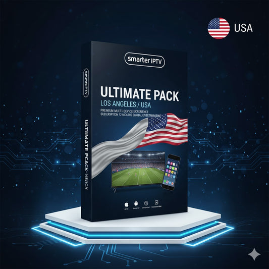🇺🇸 ABONNEMENT 12 MONTHS PACK GOLD - SMARTERTV IPTV: LA Sports, Hollywood Premium Content, 4K Quality - Price: 59.99 €
