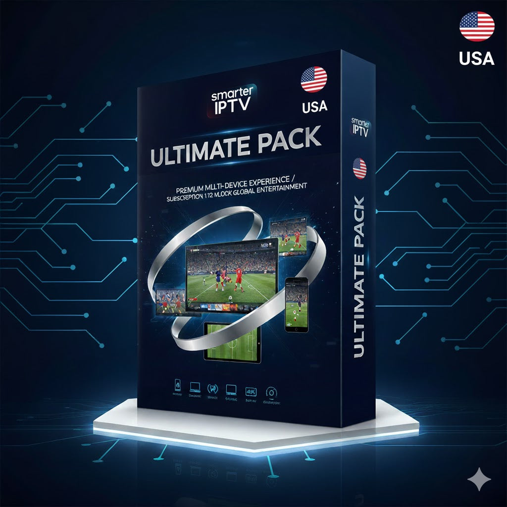 باقة سمارت IPTV ألتيميت أمريكا: تجربة بث لا مثيل لها بجودة 4K | اشتراك بريميوم متعدد الأجهزة للترفيه الأمريكي | أفضل خدمة IPTV في الولايات المتحدة الأمريكية
